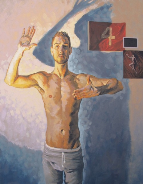 I Remember a Soldier, 2013, oil on canvas, 28 x 22
