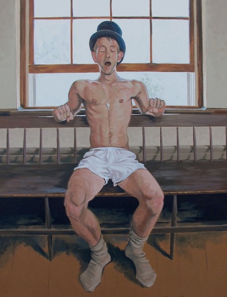 Snow Blind, 2012, oil on canvas, 28 x 22